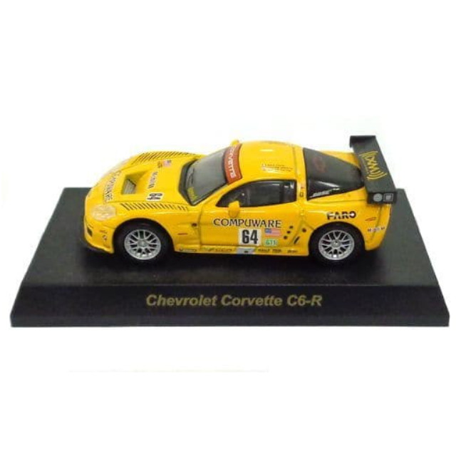 [MDL] (単品) 1/64 Chevrolet Corvette C6-R #64(イエロー) 「USA スポーツカーコレクション」 サークルK・サンクス限定 完成品 ミニカー 京商