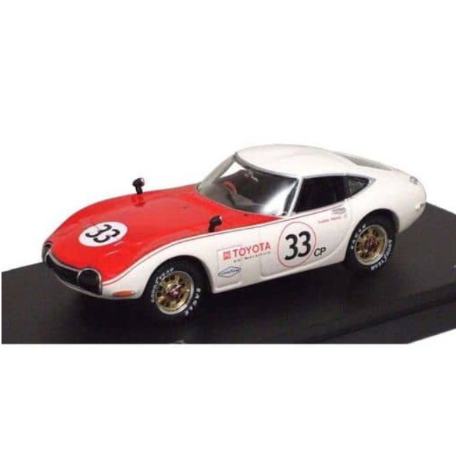 [MDL]  1/43 TOYOTA 2000GT SCCA 1968 No.33 (ホワイト×レッド) 完成品 ミニカー(03038C) 京商