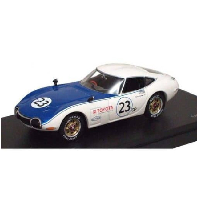 [MDL]  1/43 TOYOTA 2000GT SCCA 1968 No.23 (ホワイト×ブルー) 完成品 ミニカー(03038B) 京商