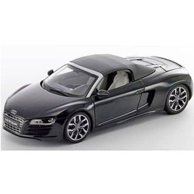 [MDL]  1/18 AudiR8 Spyder5.2 FSI quattro PHANTOM BLACK 完成品 ミニカー(K09217PBK) 京商