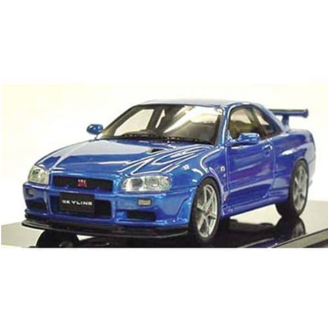 [MDL]  1/43 スカイライン GT-R(BNR34) VスペックII(ベイサイドブルー) 完成品 ミニカー(K04011BL) 京商