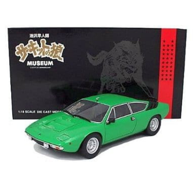 [MDL] 1/18 ランボルギーニ ウラッコ(サーキットの狼)グリーン 土方年男(ミュージアムパッケージ) 「サーキットの狼」 完成品 ミニカー 京商