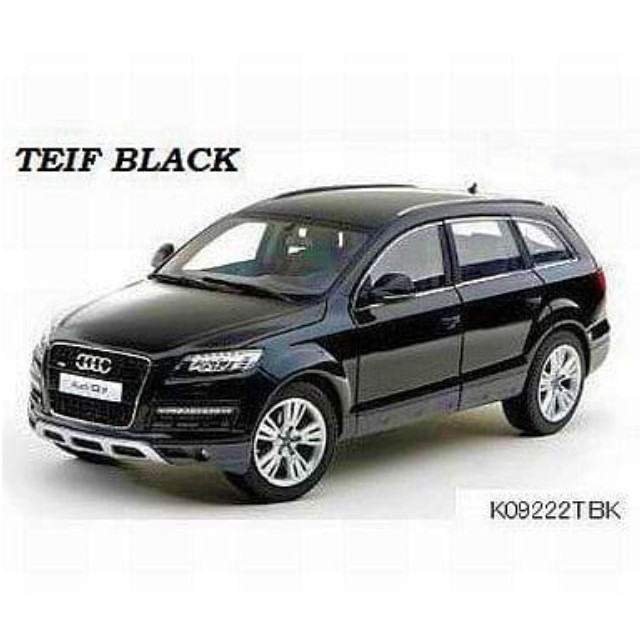 [MDL]  1/18 AUDI Q7 FACELIFT TEIF BLACK  完成品 ミニカー(K09222TBK) 京商