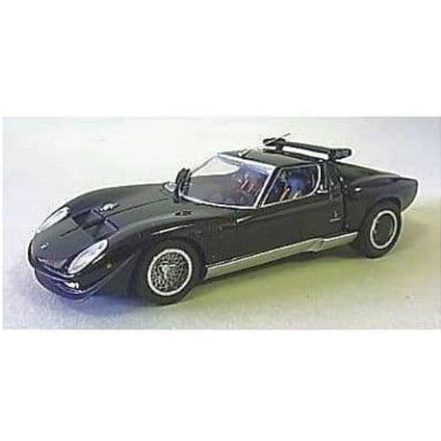 [MDL] 1/43 ランボルギーニ イオタ SVR(ブラック/シルバー)  完成品 ミニカー(K03201BKS) 京商