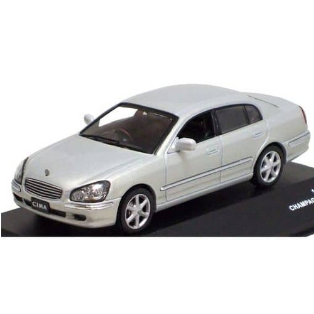 [MDL] 1/43 NISSAN CIMA 450 VIP 2005(シャンパンシルバー)  完成品 ミニカー(JC08028SC) 京商