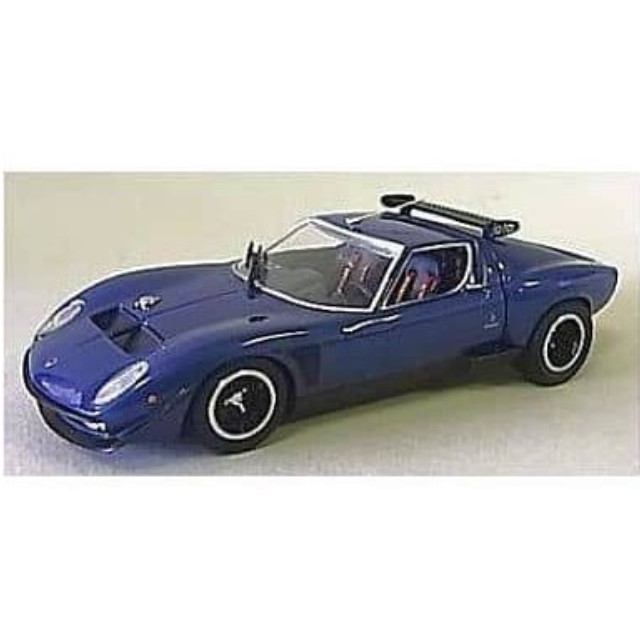 [MDL] 1/43 ランボルギーニ イオタ SVR(ブルーメタリック/ブラック) 完成品 ミニカー(K03201BLK) 京商