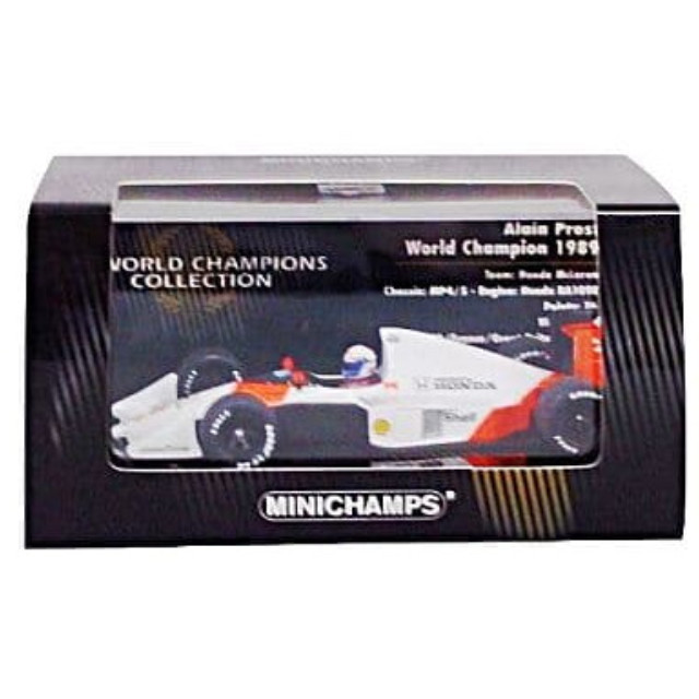 [MDL] マクラーレンホンダMP4/5 「ミニチャンプス」 アランプロスト ワールドチャンピオン1989 1/43 完成品 ミニカー 京商