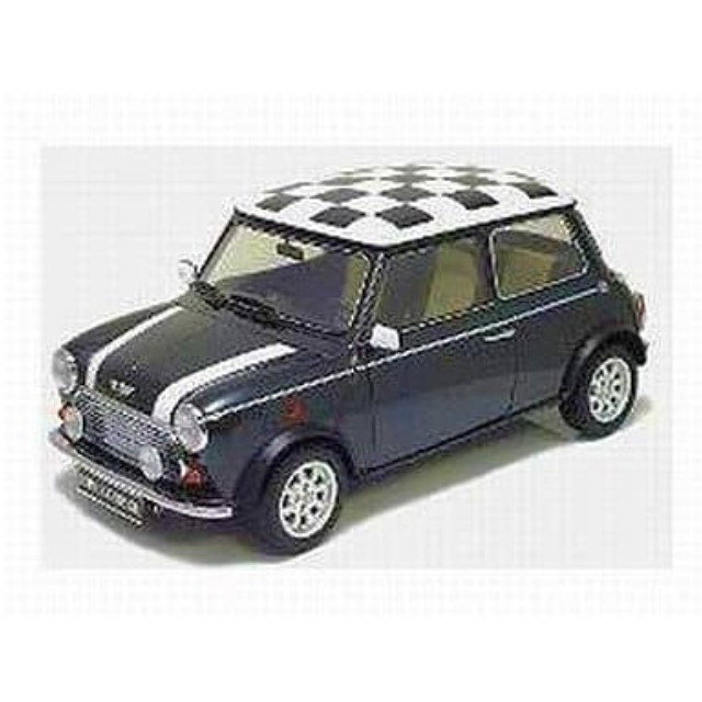 [MDL] 1/12 ミニクーパー 12インチホイル(グレーメタリック/チェッカーフラッグルーフ)  完成品 ミニカー(PCS10355) 京商