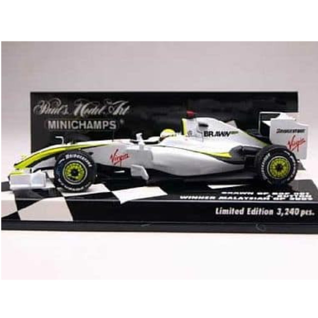 [MDL]  1/43 ブラウンGP メルセデス BGP 001 J.バトン 2009 マレーシアGP 2勝目 完成品 ミニカー(400090222) 京商