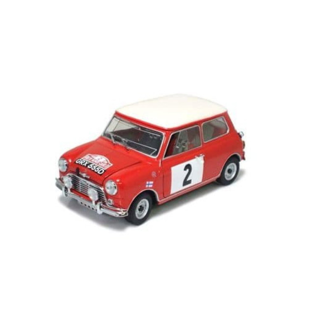 [MDL]  1/18 ミニクーパーS モンテカルロラリー 1966 No.2  完成品 ミニカー(K08202C) 京商