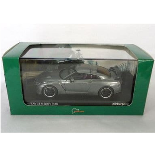 [MDL] 1/43 ニッサン スカイライン GT-R R34 スペックV ニュルブルクリンク テストカー(グレーメタリック) 完成品 ミニカー(K03742NU) 京商