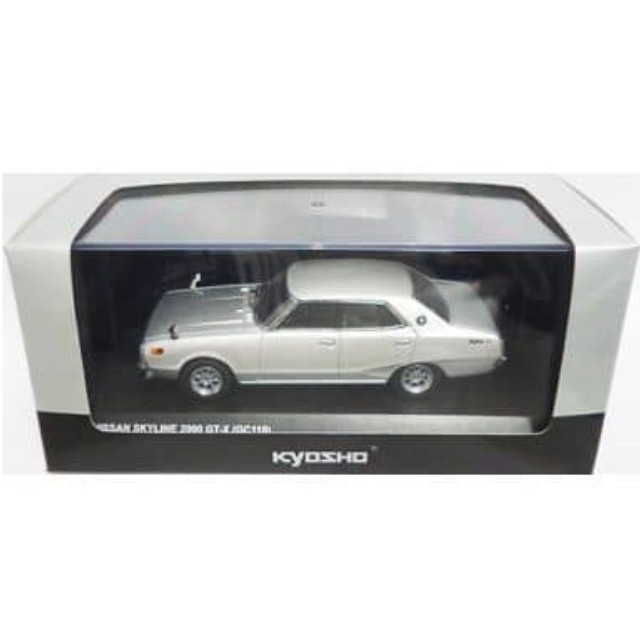 [MDL]  1/43 ニッサン スカイライン GT-X(GC110) スポーツホイール シルバー  完成品 ミニカー(K03274S) 京商