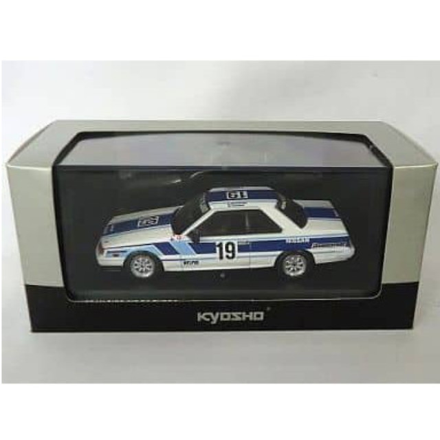 [MDL] 1/43 ニッサン スカイライン RS ターボ(R30) Gr.A No.19/1985 ホワイト/ブルー 完成品 ミニカー(K03602D) 京商