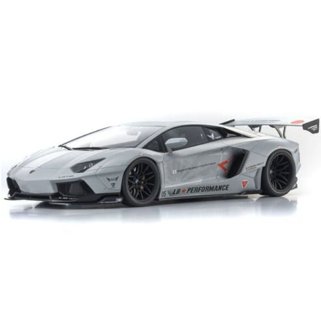 [MDL] 1/12 LB★WORKS アヴェンタドール (マットグレー)  完成品 ミニカー(KSR12502MG) 京商