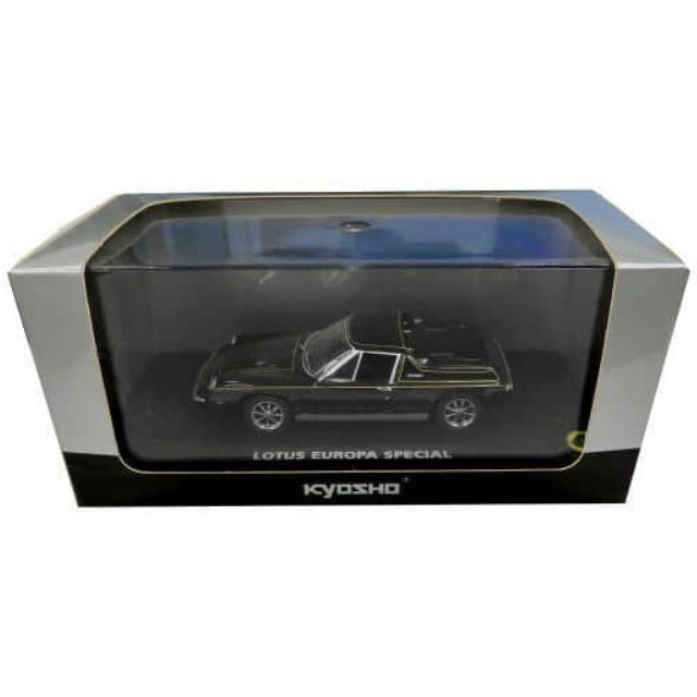 [MDL] 1/43 ロータス ヨーロッパ スペシャル(ブラック×ゴールドストライプ)  完成品 ミニカー(K03075BK) 京商
