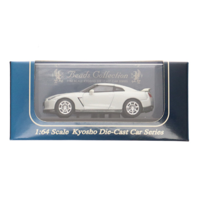 [MDL] 1/64 NISSAN GT-R(ホワイトパール)  完成品 ミニカー(K06631W) 京商