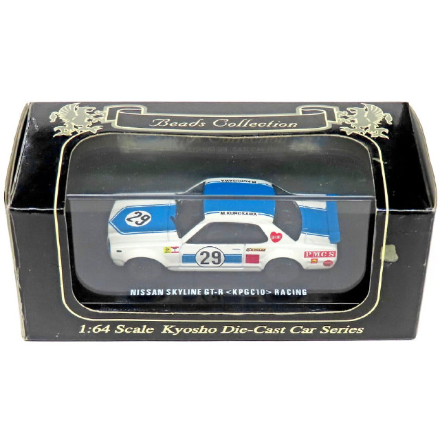 [MDL] 1/64 Nissan Skyline GT-R KPGC10 #29(ホワイト×スカイブルー)  完成品 ミニカー(K06022I) 京商