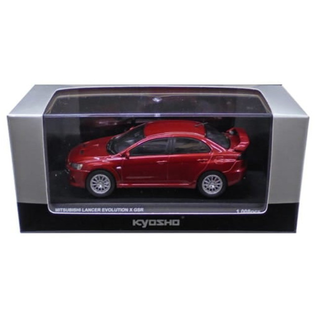 [MDL] 1/43 MITSUBISHI LANCER EVOLUTION X GSR(メタリックレッド)  完成品 ミニカー(03492R) 京商