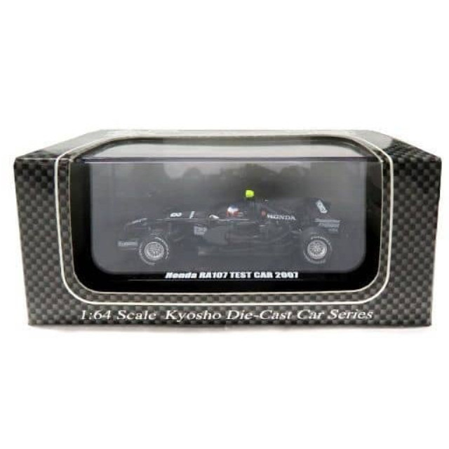 [MDL] 1/64 Honda RA107 TestCar 2007 R.Barrichello #8(ブラック)  完成品 ミニカー(K06551D) 京商