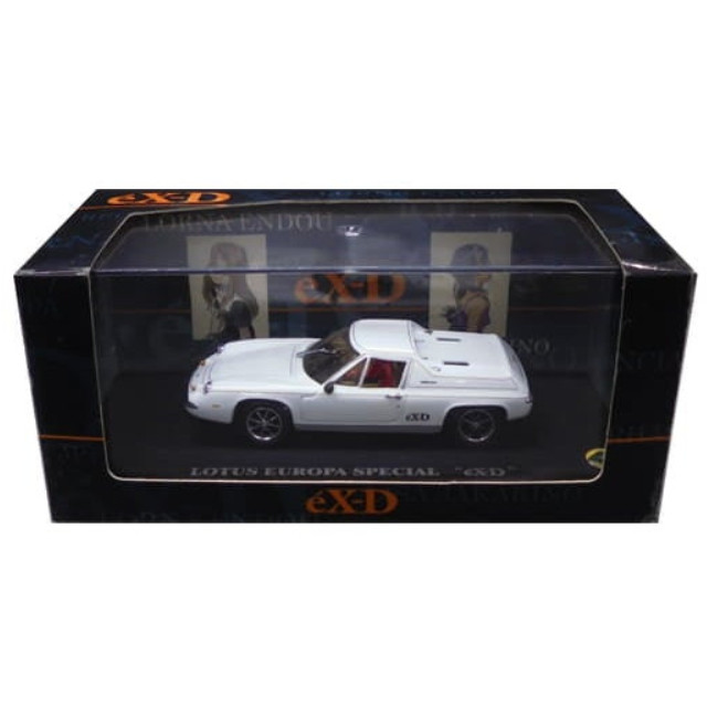 [MDL] 1/43 LOTUS EUROPA SPECIAL eX-D(ホワイト) 「エクスドライバー」  完成品 ミニカー(03073E) 京商