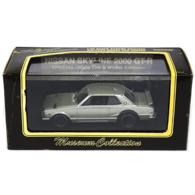 [MDL] 1/43 NISSAN SKYLINE 2000 GT-R KPGC10 Wide Wheel(シルバー)  完成品 ミニカー(030025S) 京商