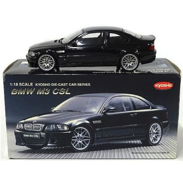 [MDL] 1/18 BMW M3 CSL(ブラック)  完成品 ミニカー(08506K) 京商