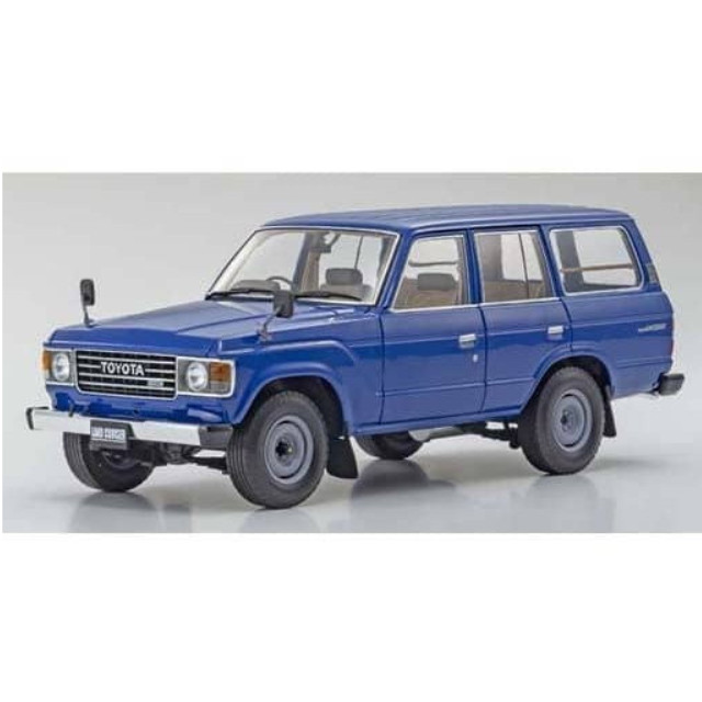 [MDL] 1/18 トヨタ ランドクルーザー 60(フィールライクブルー)  完成品 ミニカー(KS08956BL) 京商