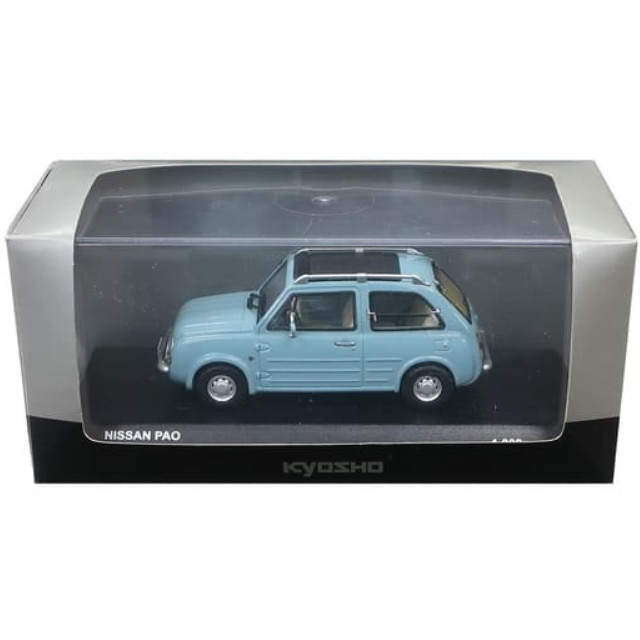 [MDL] 1/43 NISSAN PAO Canvas Top(アクアグレー)  完成品 ミニカー(03411BL) 京商