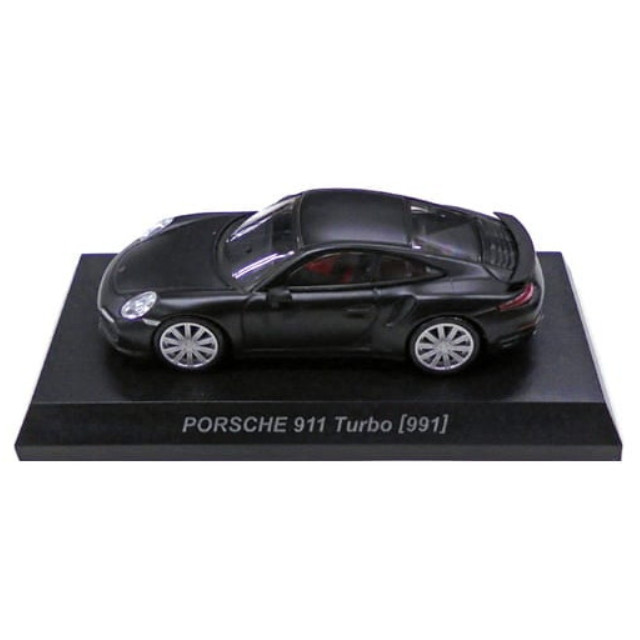 [MDL] (単品) 1/64 Porsche 911 Turbo 991(ブラック) 「ポルシェ ミニカーコレクション 6」 サークルK・サンクス カルワザオンライン限定 完成品 ミニカー 京商