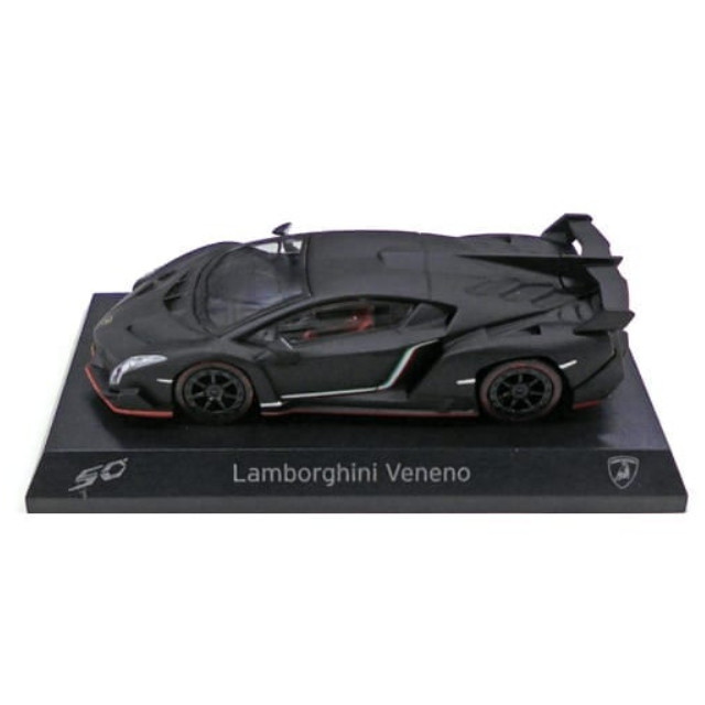 [MDL] (単品) 1/64 Lamborghini Veneno(マットブラック×レッド) 「ランボルギーニ ヴェネーノ ミニカーコレクション」 サークルK・サンクス カルワザオンライン限定 完成品 ミニカー 京商
