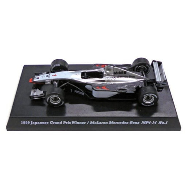 [MDL] (単品) 1/64 1999 McLaren MP4-14 #1 Mika Hakkinen(シルバー×ホワイト) 「マクラーレン 日本グランプリ チャンピオンシップ フォーミュラカー in SUZUKA 1987-2012 ミニカーコレクション」 完成品 ミニカー 京商