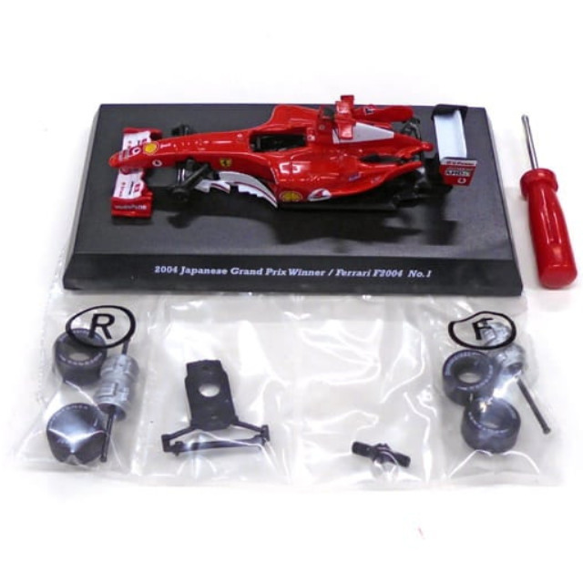 [MDL] (単品) 1/64 2004 Ferrari F2004 M.Schumacher #1(レッド) 「歴代の日本GP優勝マシンコレクション Vol.1」 完成品 ミニカー 京商
