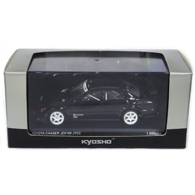 [MDL] TOYOTA CHASER JZX100 JTCC PRESENTATION(ブラック)  完成品 ミニカー(03719T) 京商