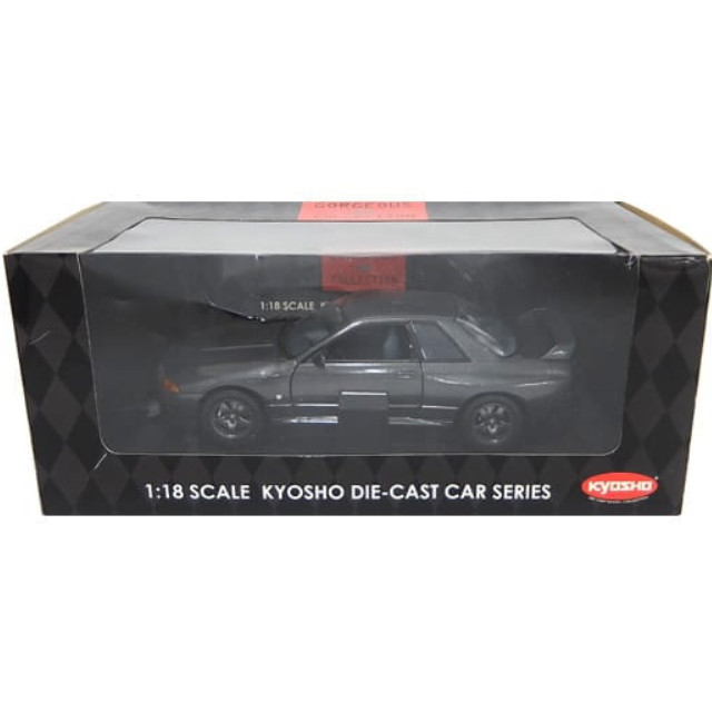 [MDL] 1/18 NISSAN SKYLINE GT-R BNR32 中期型(ガングレーメタリック) 「GORGEOUS COLLECTION」  完成品 ミニカー(08361G) 京商