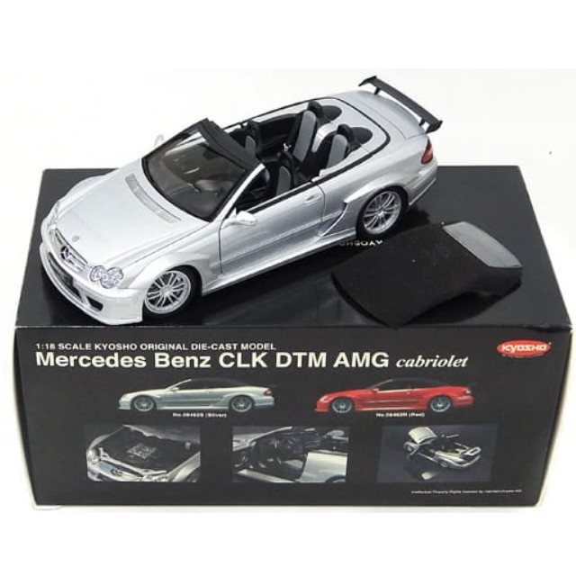 [MDL] 1/18 Mercedes Benz CLK DTM AMG cabriolet(シルバー)  完成品 ミニカー(08462S) 京商