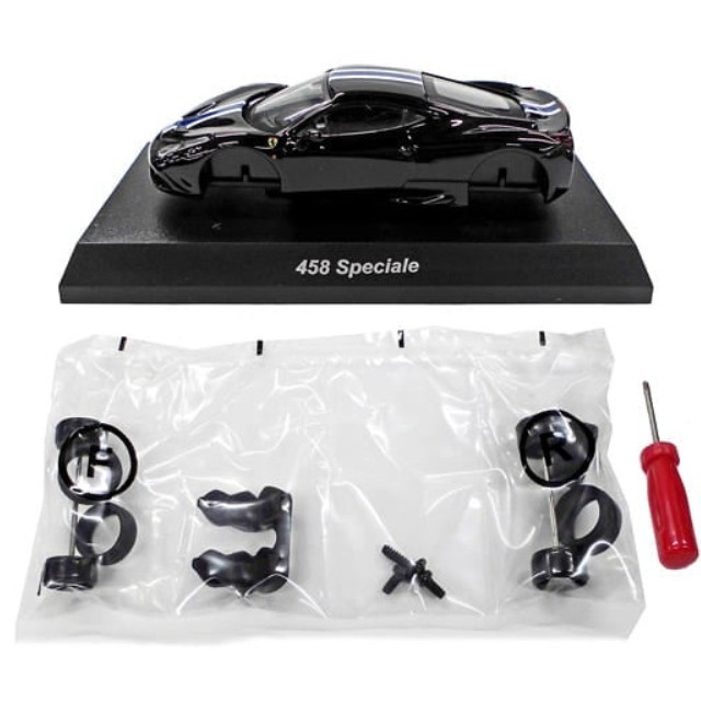 [MDL] (単品) 1/64 フェラーリ 458 Speciale(ブラック) 「フェラーリ ミニカー コレクション 12」  完成品 ミニカー 京商