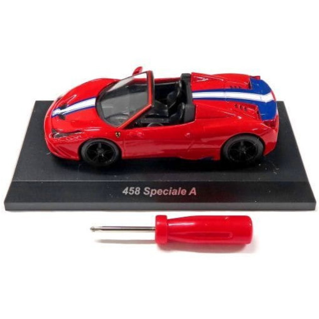 [MDL] (単品) 1/64 フェラーリ 458 Speciale A(レッドメタリック) 「フェラーリ ミニカー コレクション 12」  完成品 ミニカー 京商