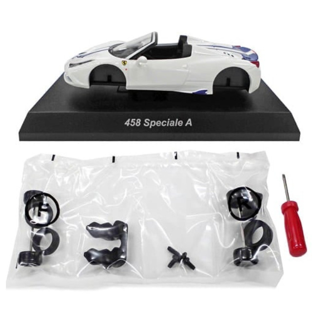 [MDL] (単品) 1/64 フェラーリ 458 Speciale A(ホワイト) 「フェラーリ ミニカー コレクション 12」  完成品 ミニカー 京商