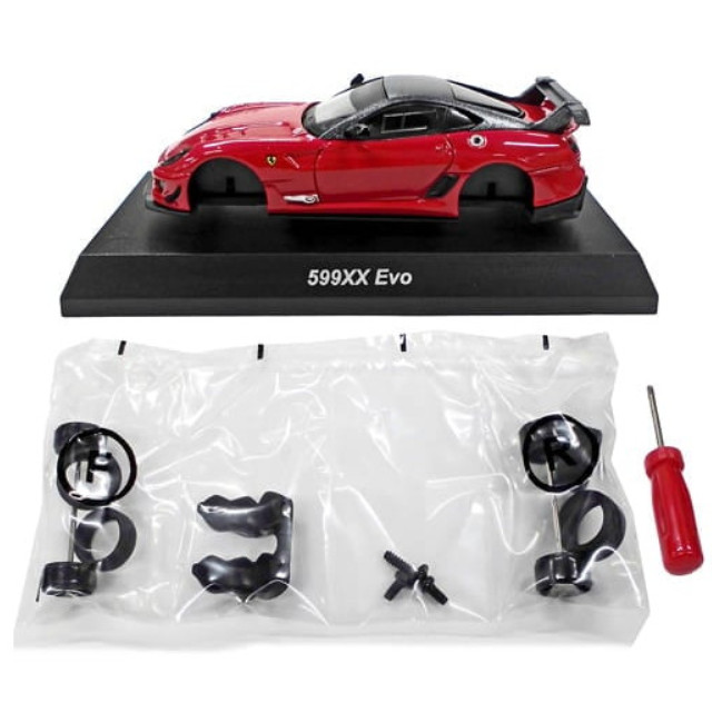 [MDL] (単品) 1/64 フェラーリ 599XX Evo(レッド) 「フェラーリ ミニカー コレクション 12」  完成品 ミニカー 京商