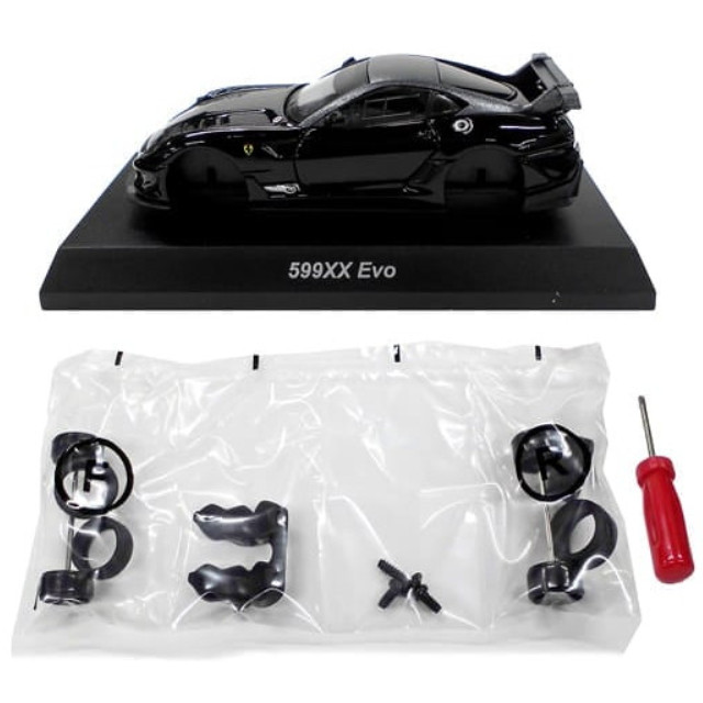 [MDL] (単品) 1/64 フェラーリ 599XX Evo(ブラック) 「フェラーリ ミニカー コレクション 12」  完成品 ミニカー 京商