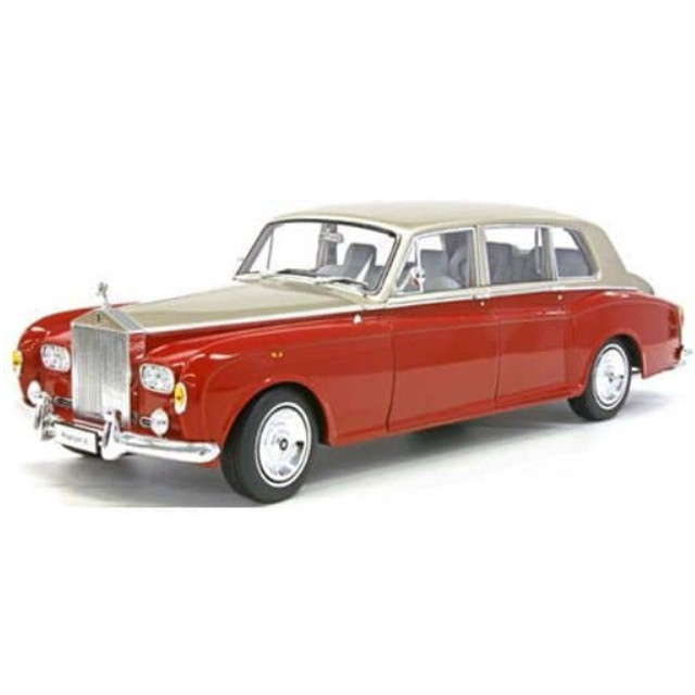 [MDL] 1/18 Rolls-Royce Phantom VI(レッド×ライトベージュ)  完成品 ミニカー(KS08905RLB) 京商