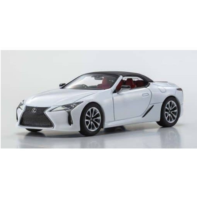 [MDL] 1/43 レクサス LC500 コンバーチブル(ホワイトノーヴァガラスフレーク)  完成品 ミニカー(KS03902W) 京商