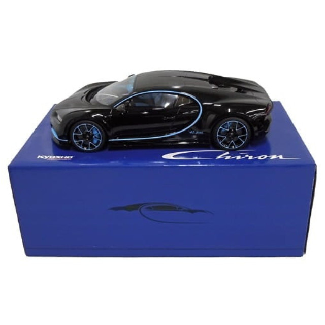 [MDL] 1/12 ブガッティ シロン 42 エディション(ブラック×ブルー)  完成品 ミニカー(KSR08664BK) 京商