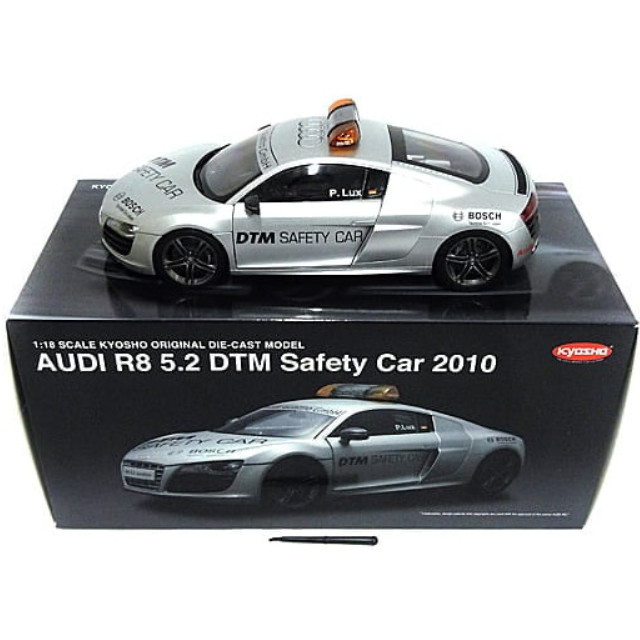 [MDL] 1/18 Audi R8 5.2 DTM Safety Car 2010 BOSCH(シルバー)  完成品 ミニカー(09216DTM) 京商