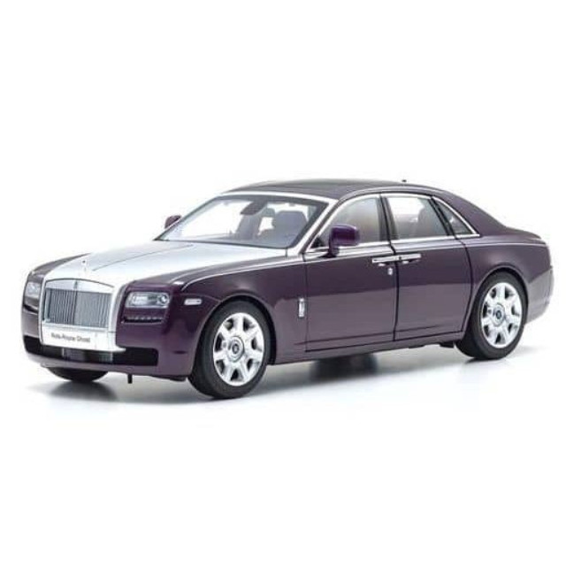 [MDL] 1/18 ロールス・ロイス ゴースト(トワイライトパープル×シルバー)  完成品 ミニカー(KS08802TPS) 京商