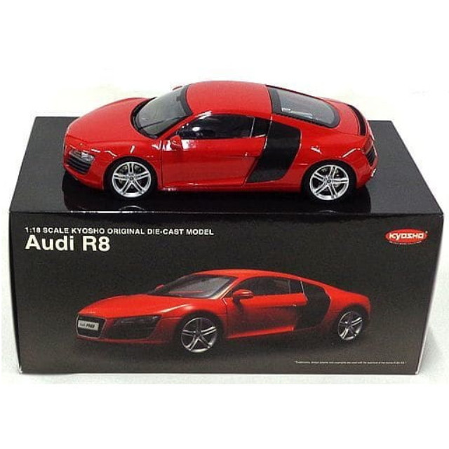 [MDL] 1/18 Audi R8(レッド)  完成品 ミニカー(K09213R) 京商