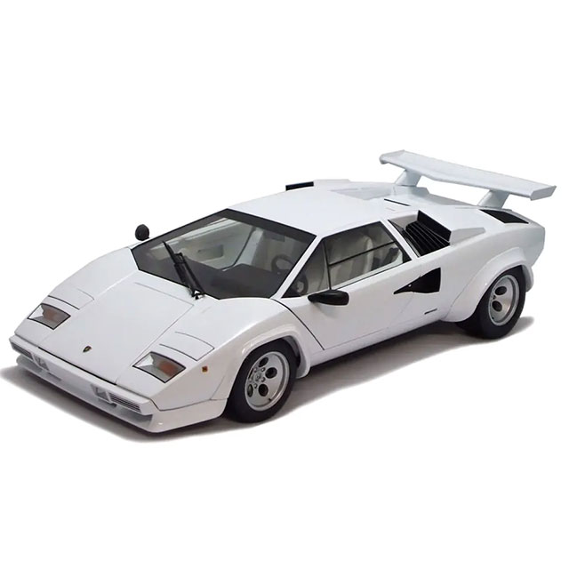 [MDL] 1/12 Lamborghini Countach LP5000S(ホワイト)  完成品 ミニカー(K08612W) 京商