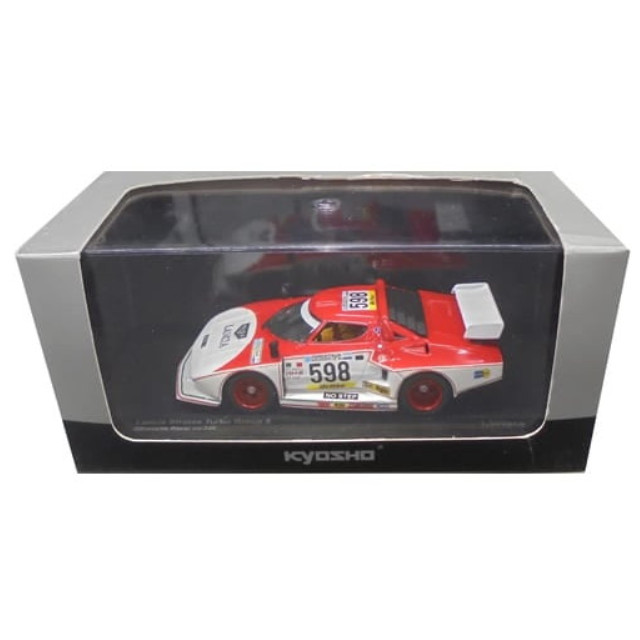 [MDL] 1/43 Lancia Stratos Gr.5 Silhouette Racing #598(ホワイト×レッド)  完成品 ミニカー(K03141D) 京商