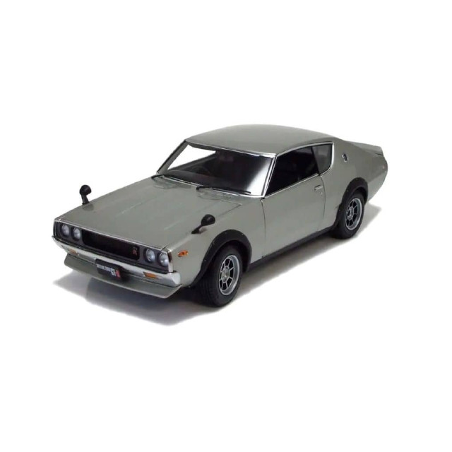 [MDL] 1/18 Nissan Skyline 2000 GT-R KPGC110 1972 StreetSports(シルバー)  完成品 ミニカー(K08254S) 京商