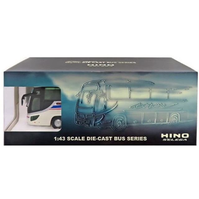 [MDL] 1/43 HINO SELEGA SUPER HIGH-DECKER JR WEST JR WEST(ホワイト)  完成品 ミニカー(66111) 京商